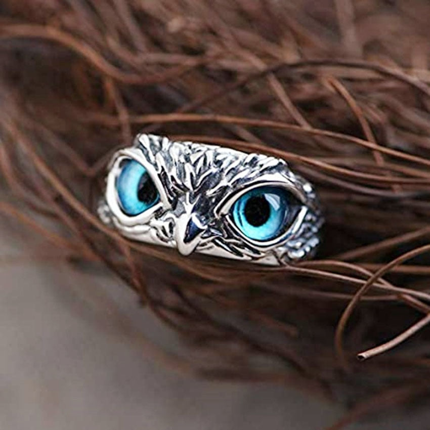Charm Vintage Owl Ring