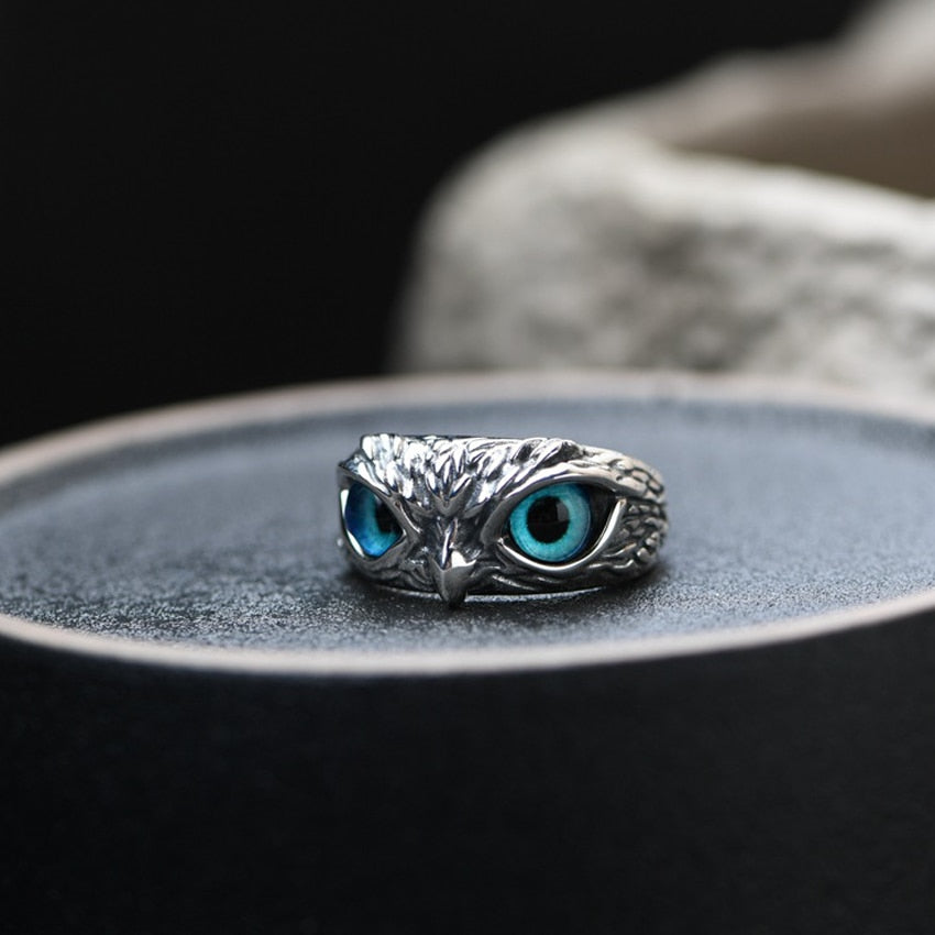 Charm Vintage Owl Ring